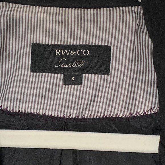 RW&CO. | Women's Black Blazer Size 8 - Picture 3 of 7